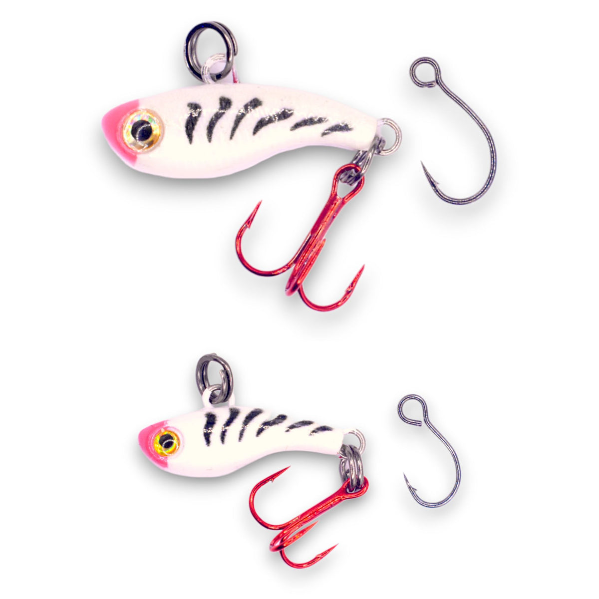 TUNGSTEN T-RIP WHITE TIGER GLOW MINI VIBE BAIT – Kenders Outdoors