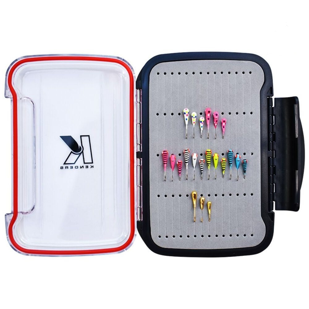 21 PIECE TUNGSTEN KANOE JIG KIT WITH PREMIUM BOX – Kenders Outdoors