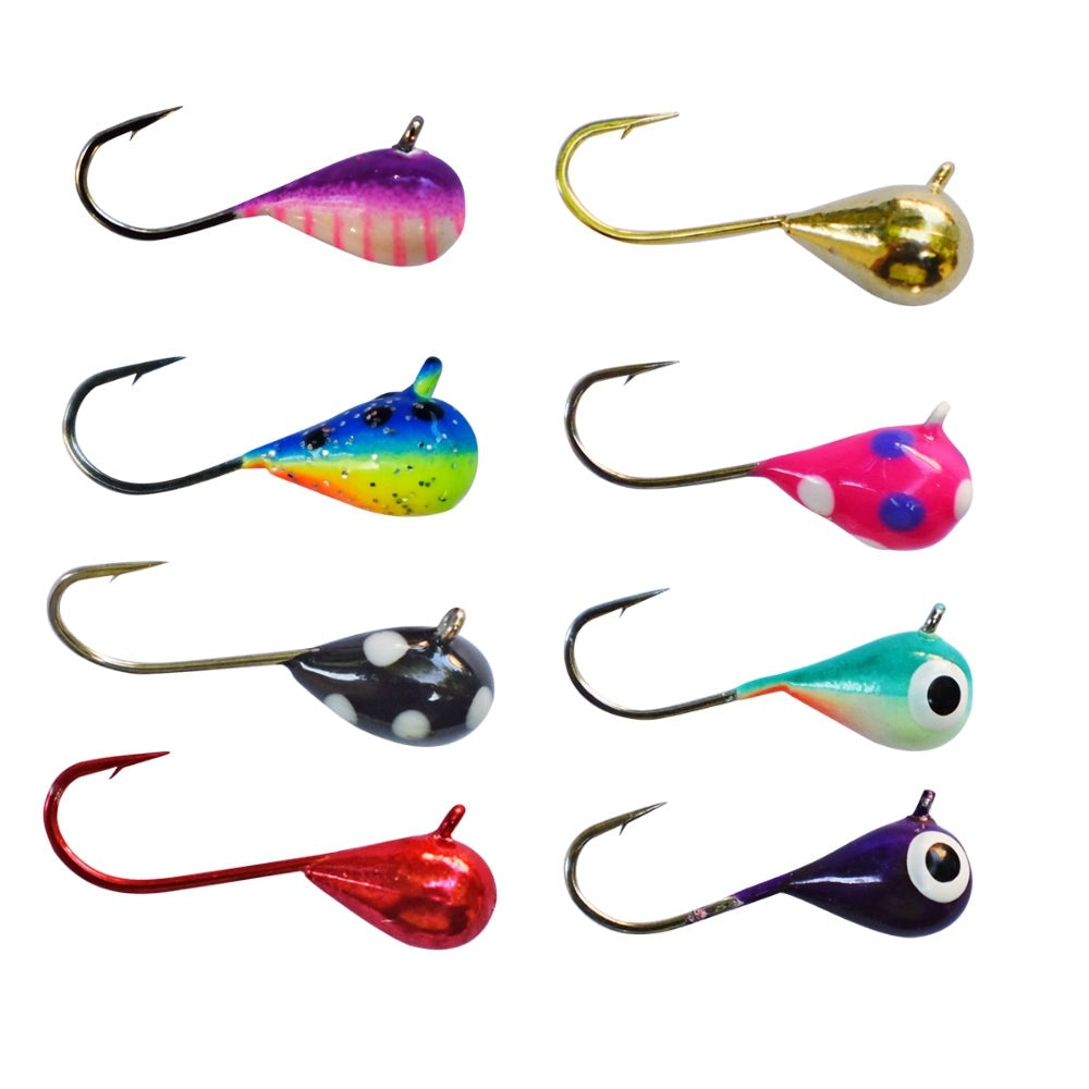 8 PACK - CRAPPIE FISHING SELECTION 3mm - #16 Hook 8 PACK - CRAPPIE FISHING SELECTION 3mm - #16 Hook