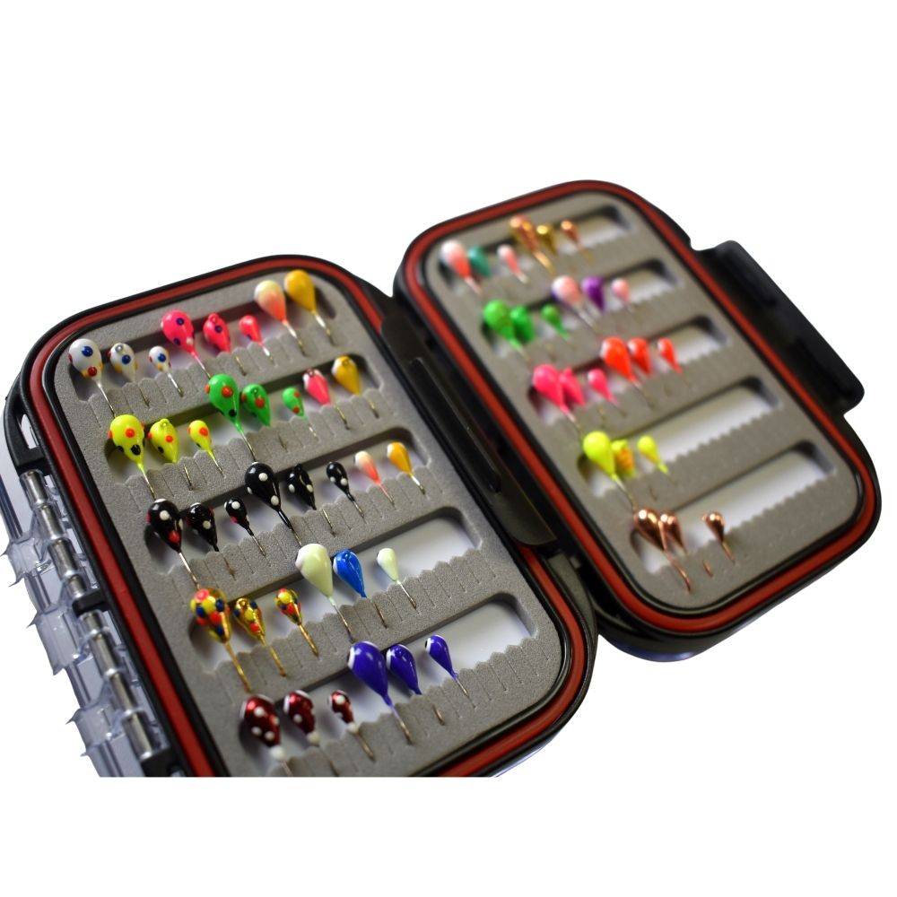 60 PIECE TUNGSTEN JIG SET WITH PREMIUM BOX