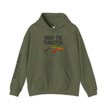 “Drop the Tungsten.” Hoodie – Firetiger T-Rip Design | Kenders Outdoors™