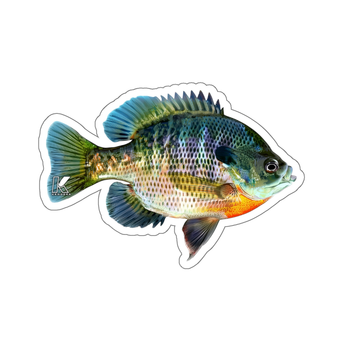 Oval Have A Crappie Day Sticker (Fish Fishing Brim Bream Decal Funny Oval Have A Crappie Day Sticker (Fish Fishing Brim Bream Decal Funny