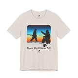 Don’t Drill Near Me Ice Fishing Sunset T-Shirt | Kenders Outdoors™