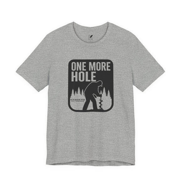 “One More Hole.” Ice Fishing T-Shirt | Kenders Outdoors™