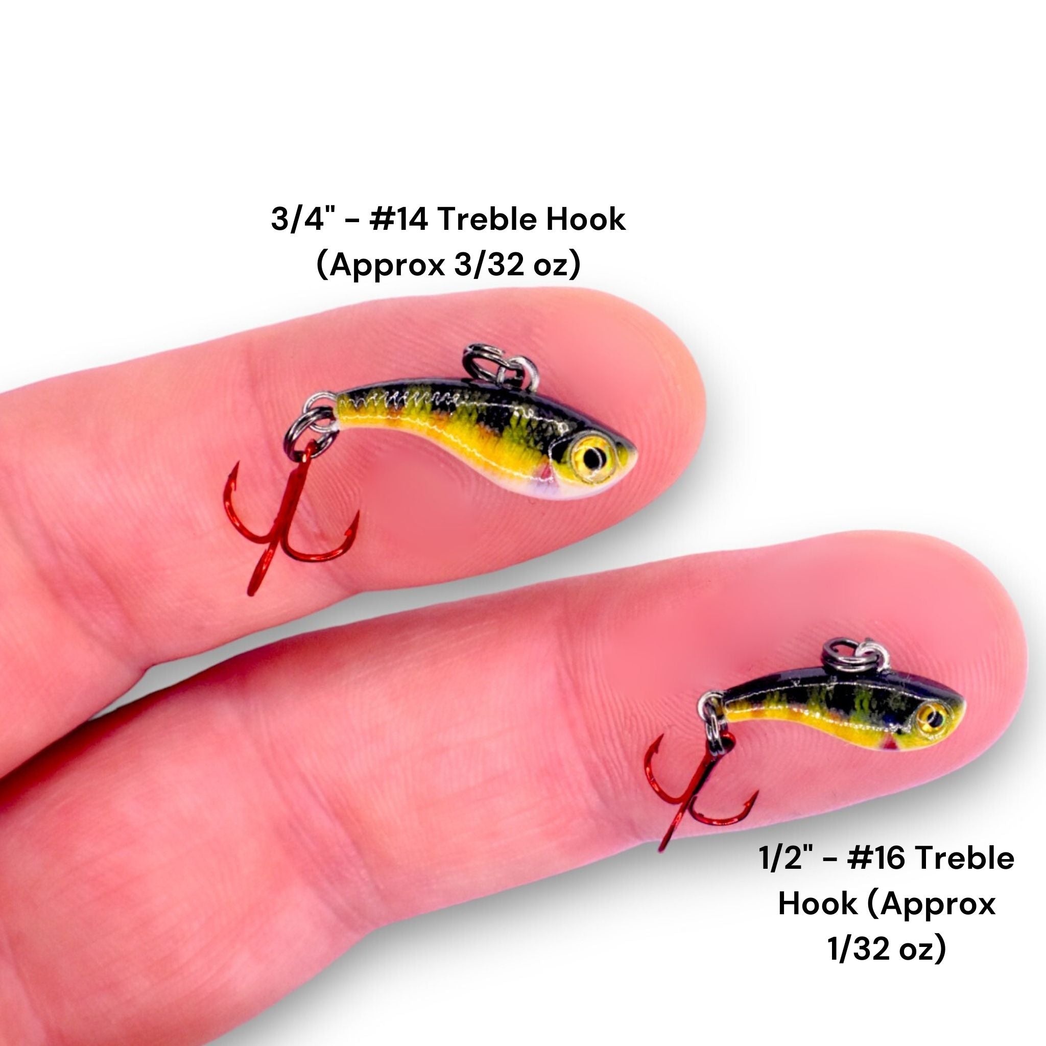 best bluegill lures for ice fishing Kenders T-Rip Mini Vibe Bait