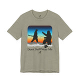 Don’t Drill Near Me Ice Fishing Sunset T-Shirt | Kenders Outdoors™