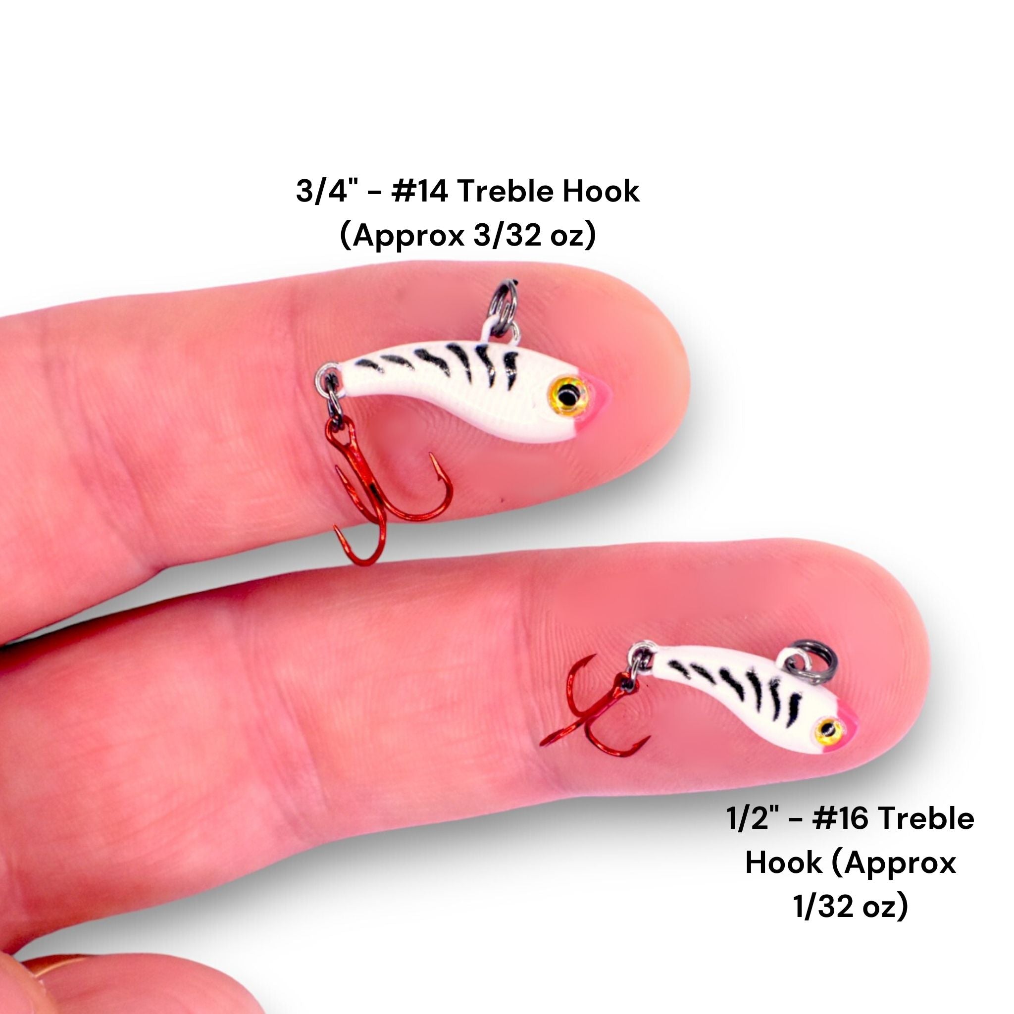 TUNGSTEN T-RIP WHITE TIGER GLOW MINI VIBE BAIT – Kenders Outdoors