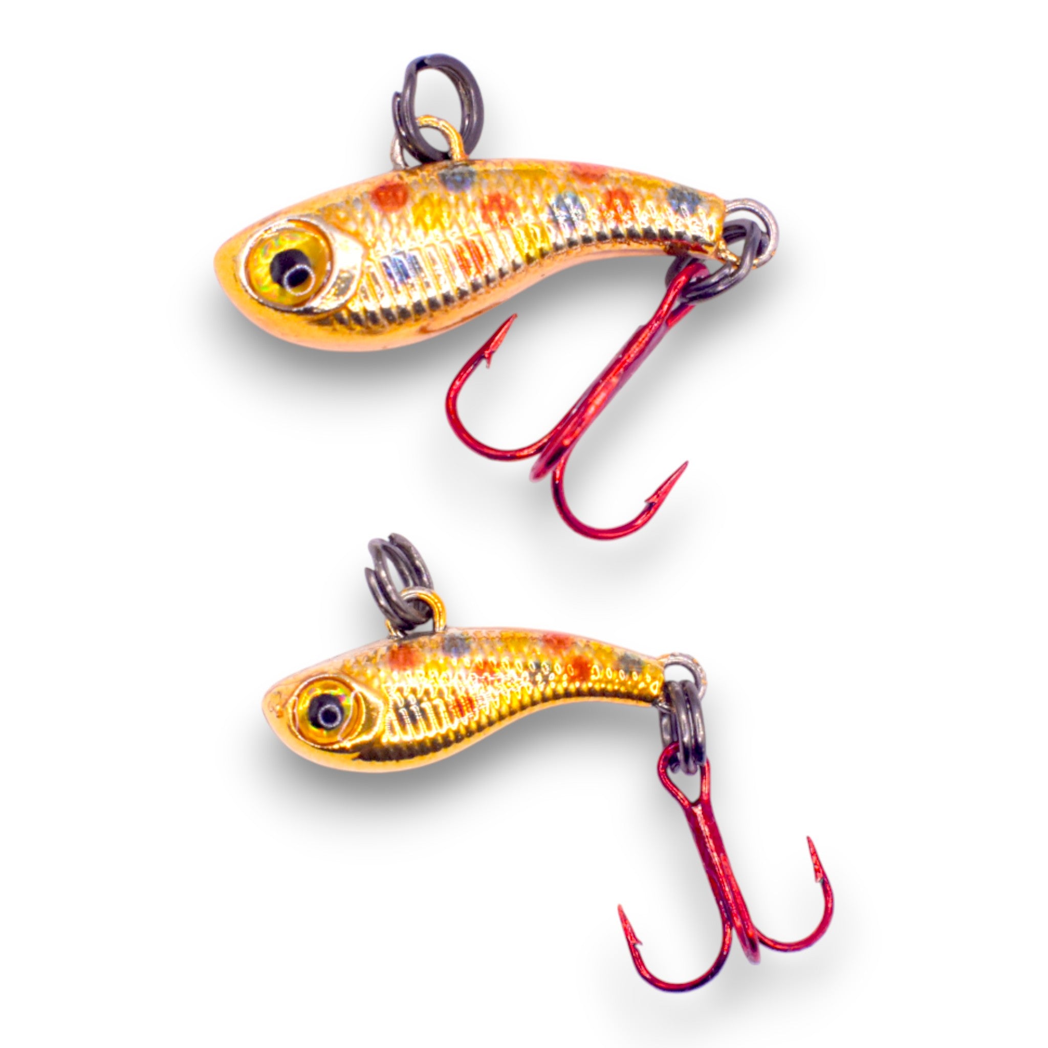 TUNGSTEN T-RIP METALLIC GOLD WONDERBREAD MINI VIBE BAIT 3/4 TUNGSTEN T-RIP METALLIC GOLD WONDERBREAD MINI VIBE BAIT 3/4