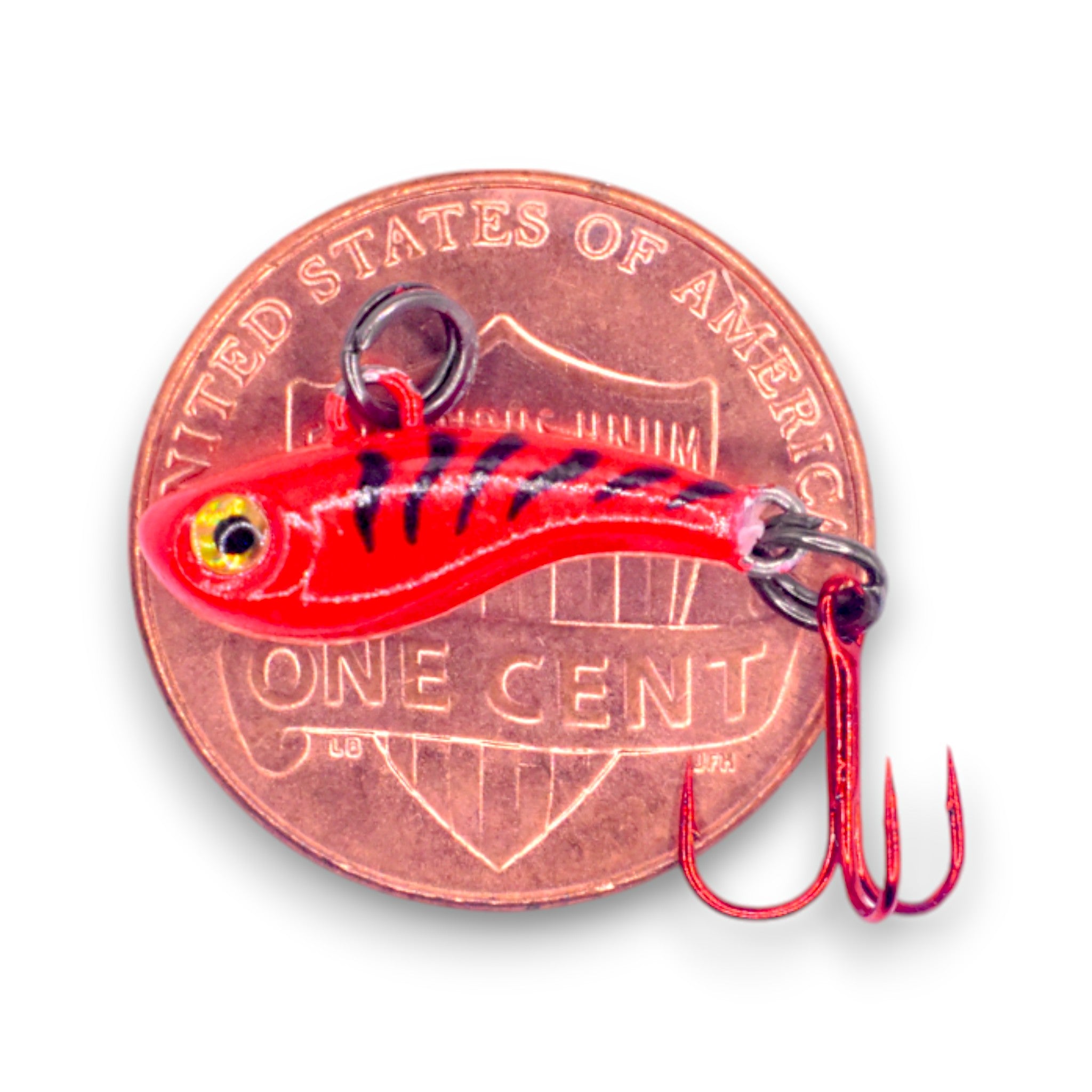 TUNGSTEN T-RIP RED TIGER GLOW MINI VIBE BAIT – Kenders Outdoors