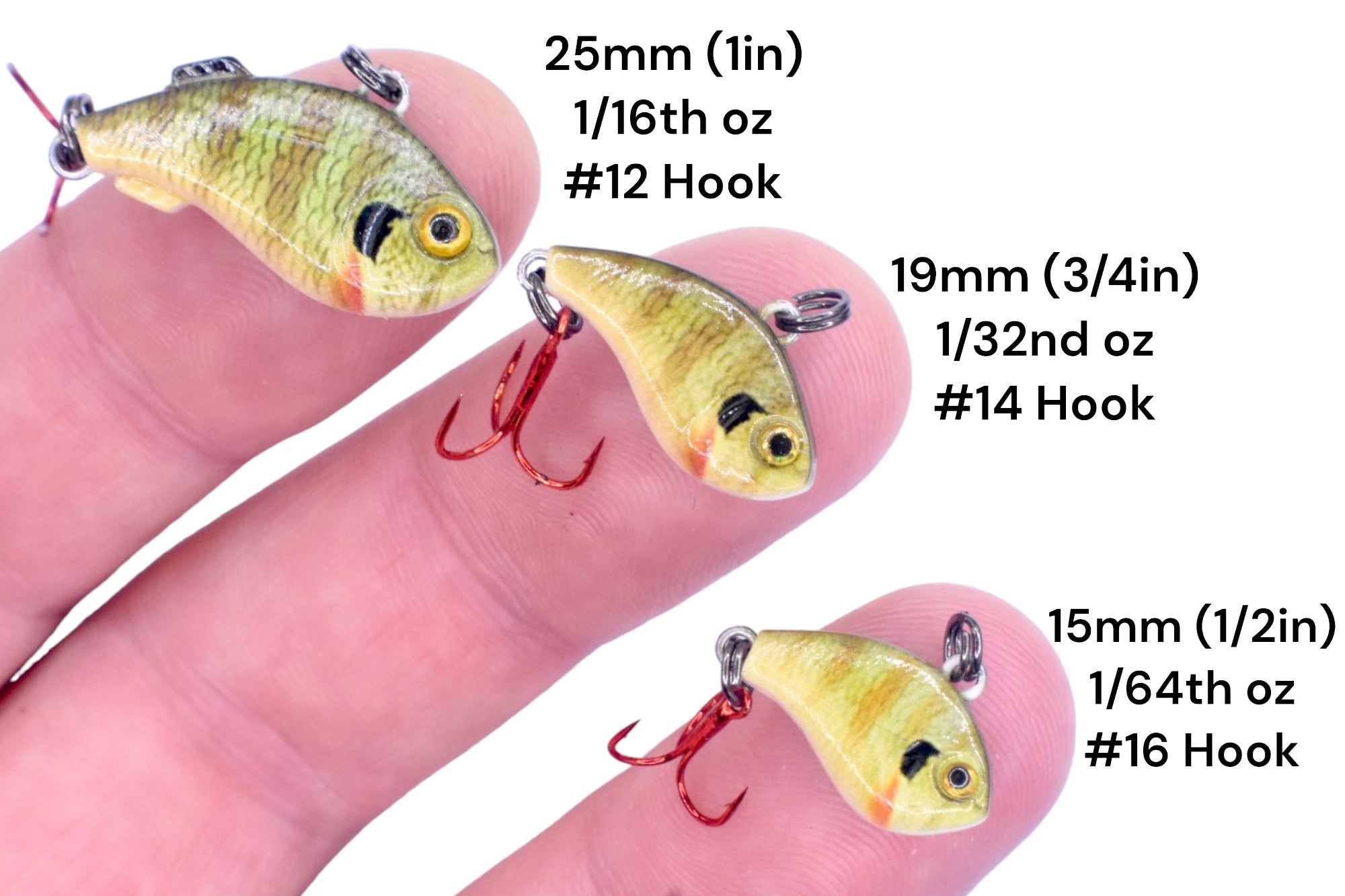 bluegill shaped fishing lures Fin-SANITY Lineup Tackling The Water Ideal for casting presentations Top Ice Fishing Lures for