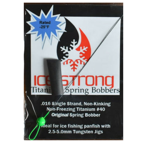 st croix ice rods spring bobbers ICE Strong TITANIUM SPRING BOBBERS Original Strong Bobber