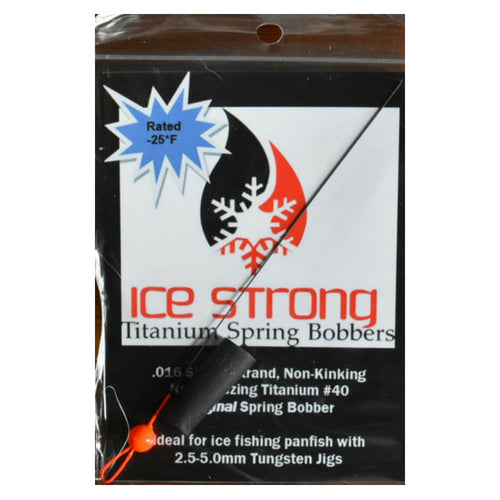 st croix ice rods spring bobbers ICE Strong TITANIUM SPRING BOBBERS Original Strong Bobber