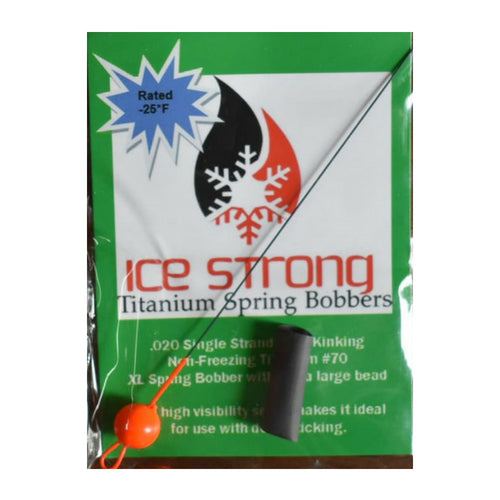 st croix ice rods spring bobbers ICE Strong TITANIUM SPRING BOBBERS XL ICE Strong Bobber