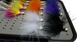 20 PIECE FEATHER/MARABOU JIG KIT WITH LARGE PAD BOX - Kenders Outdoors