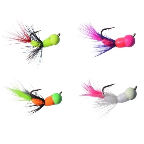 Kenders Outdoors Ice Fishing Jigs - Akua Tungsten Jig Series 4 Pack