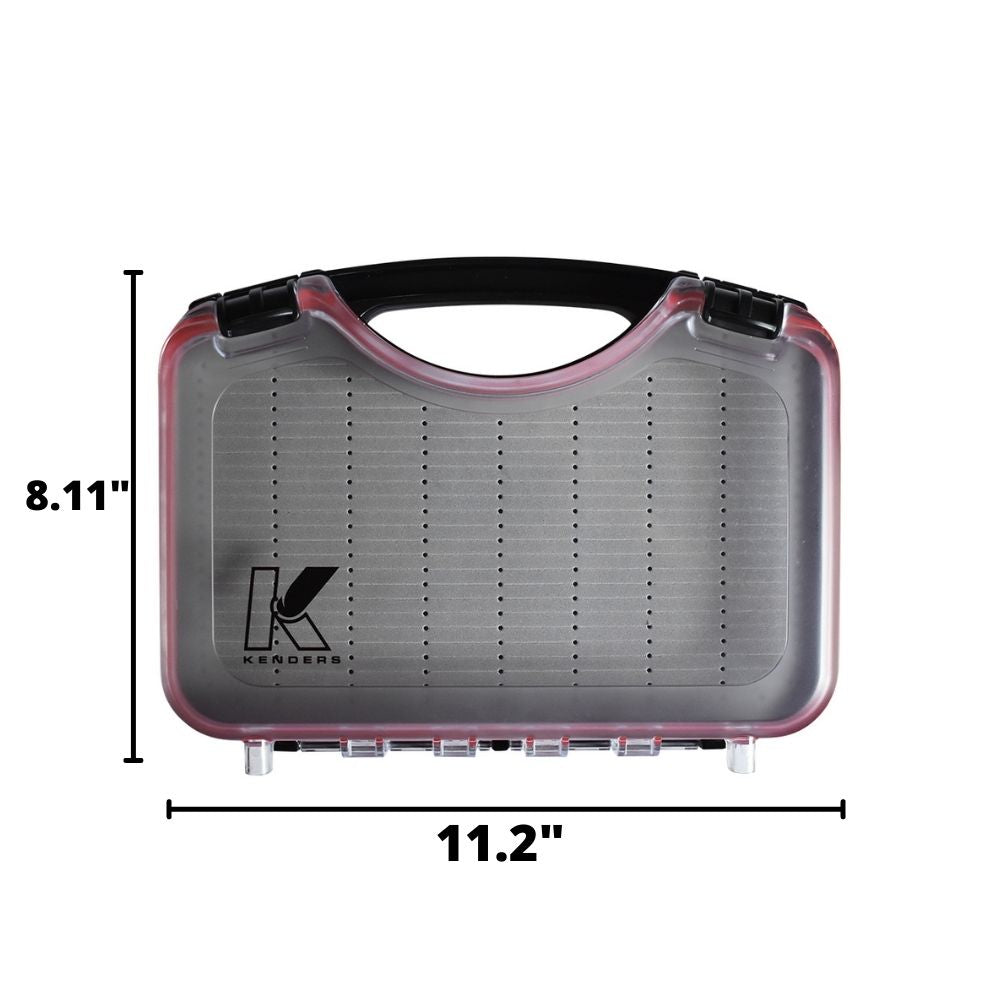 gander outdoors tackle box XL DOUBLE-SIDED FLOATING / WATERPROOF TACKLE SUITCASE BOX