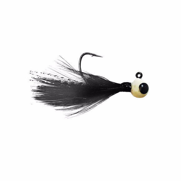 BLACK TUNGSTEN FEATHER JIG - Kenders Outdoors