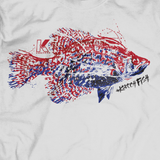 CRAPPIE SPECIES T-SHIRT WHITE - Kenders Outdoors