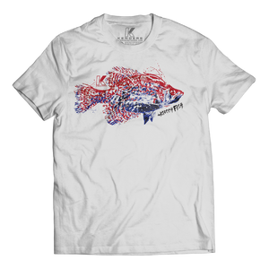 CRAPPIE SPECIES T-SHIRT WHITE - Kenders Outdoors