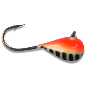 ORANGE STRIPE GLOW TUNGSTEN JIG - Kenders Outdoors