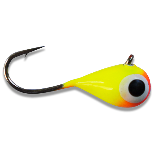 ORANGE/YELLOW GLOW TUNGSTEN JIG - Kenders Outdoors