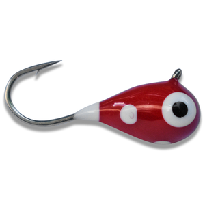 BRIGHT RED GLOW SPOTS TUNGSTEN JIG - Kenders Outdoors