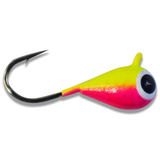 CHARTREUSE PINK BRIGHT UV TUNGSTEN JIG - Kenders Outdoors