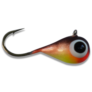 White Chartreuse Smoke Glow Tungsten Jig 4mm - #14 Hook