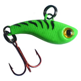 TUNGSTEN T-RIP GREEN TIGER GLOW MINI VIBE BAIT