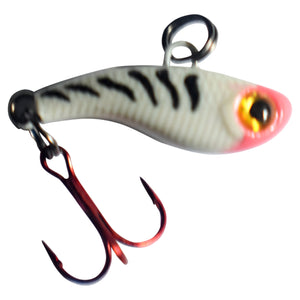 TUNGSTEN T-RIP WHITE TIGER GLOW MINI VIBE BAIT