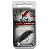 BLACK TUNGSTEN FEATHER JIG - Kenders Outdoors