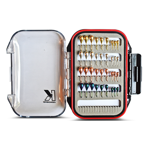 36 PIECE METALLIC TUNGSTEN JIG SET WITH PREMIUM BOX - Kenders Outdoors