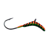 ORANGE GREEN STRIPE GLOW ROCKER TUNGSTEN JIG - Kenders Outdoors