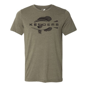 KENDERS GRAPHIC T-SHIRT OLIVE GREEN/BLACK