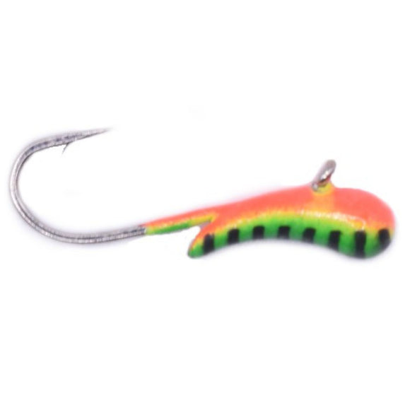 ORANGE GREEN STRIPE GLOW TUNGSTEN KANOE JIG