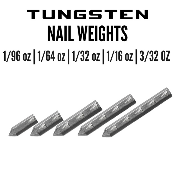 TUNGSTEN NAIL WEIGHTS - Kenders Outdoors