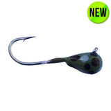 OLIVE GREEN BROWN BLACK GRAY SPOT GLOW TUNGSTEN JIG - Kenders Outdoors