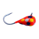 RED WHITE YELLOW BLUE SPOT GLOW TUNGSTEN JIG - Kenders Outdoors