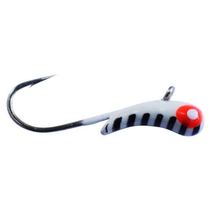 WHITE STRIPE GLOW TUNGSTEN KANOE JIG - Kenders Outdoors