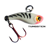 TUNGSTEN T-RIP WHITE TIGER GLOW MINI VIBE BAIT