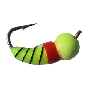 CHARTREUSE RED TUNGSTEN AKUA JIG SKUD - Kenders Outdoors